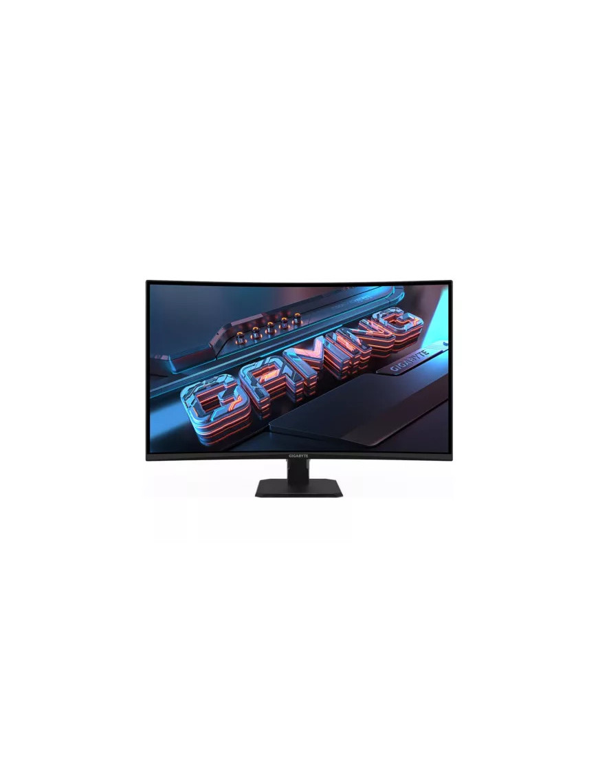 Monitor Gaming LED Curbat GIGABYTE GS32QCA, QHD, 31.5", 1 ms, 180 Hz, Black