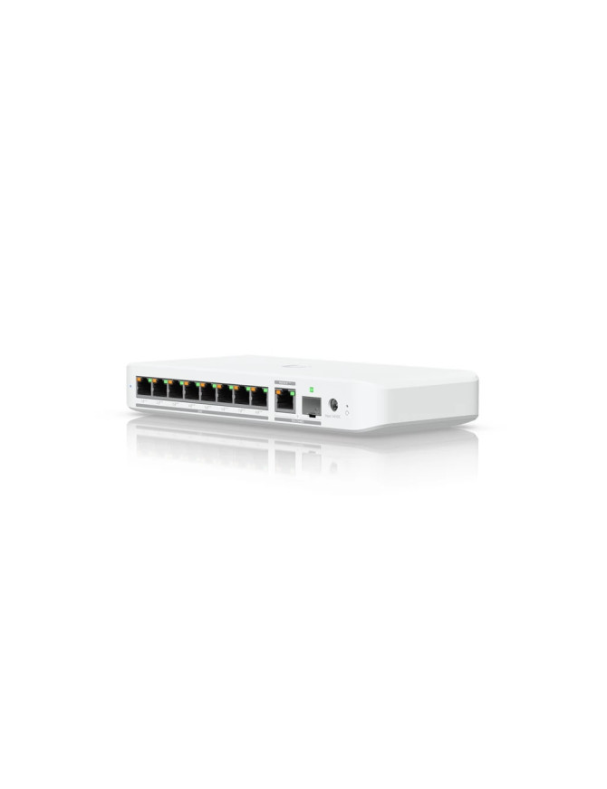 Switch Ubiquiti Flex 2.5G 8 porturi, 8×2.5 GbE, 10 GbE RJ45/SFP+, Layer 2, Compact