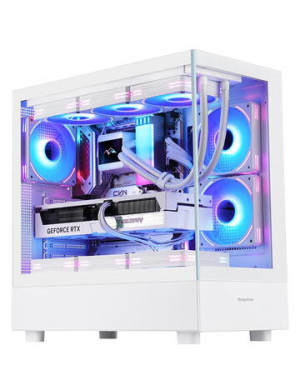 Carcasa PC Segotep Endura Pro Plus White – design modern, răcire avansată și compatibilitate extinsă