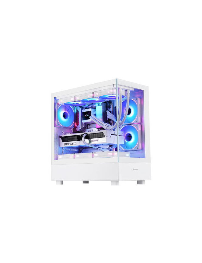 Carcasa PC Segotep Endura Pro Plus White – design modern, răcire avansată și compatibilitate extinsă