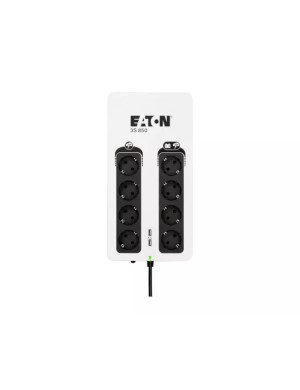 UPS EATON 3S850D – Protecție fiabilă 850VA cu 8 prize Schuko și port USB HID