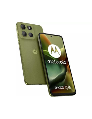 Telefon MOTOROLA G15, 128GB, 8GB RAM, Dual SIM, Iguana Green