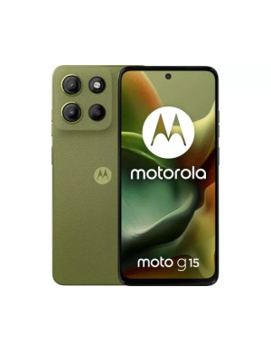 Telefon MOTOROLA G15, 128GB, 8GB RAM, Dual SIM, Iguana Green