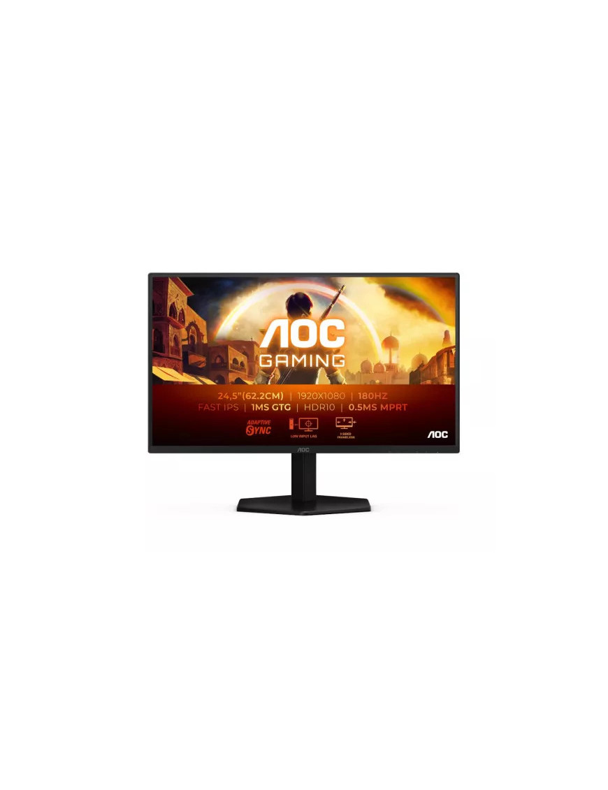 Monitor Gaming LED AOC 25G42E, Full HD, 24.5", 0.5 ms, 180 Hz, Black