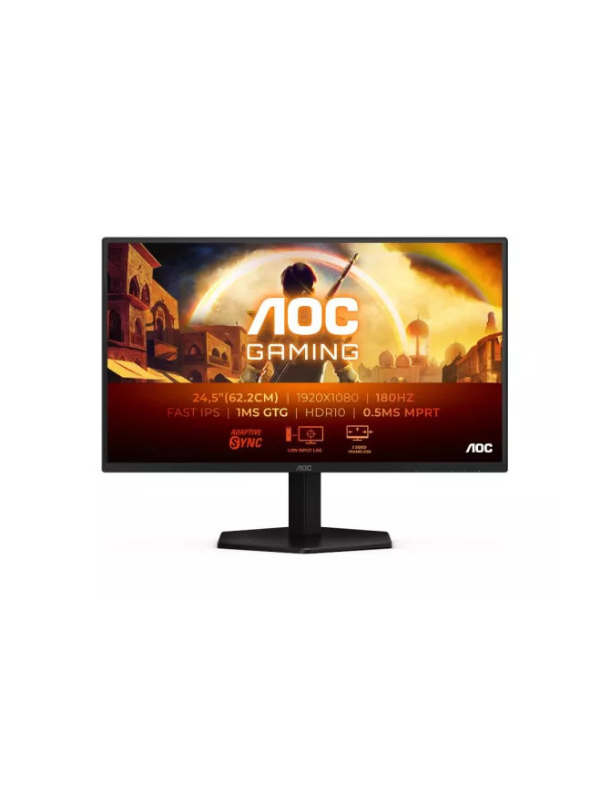 Monitor Gaming LED AOC 25G42E, Full HD, 24.5", 0.5 ms, 180 Hz, Black