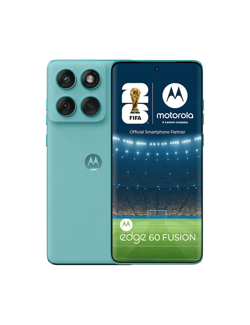 Telefon MOTOROLA Edge 60 Fusion, Dual SIM, 12GB RAM, 256GB, 5G, Pantone Amazonite