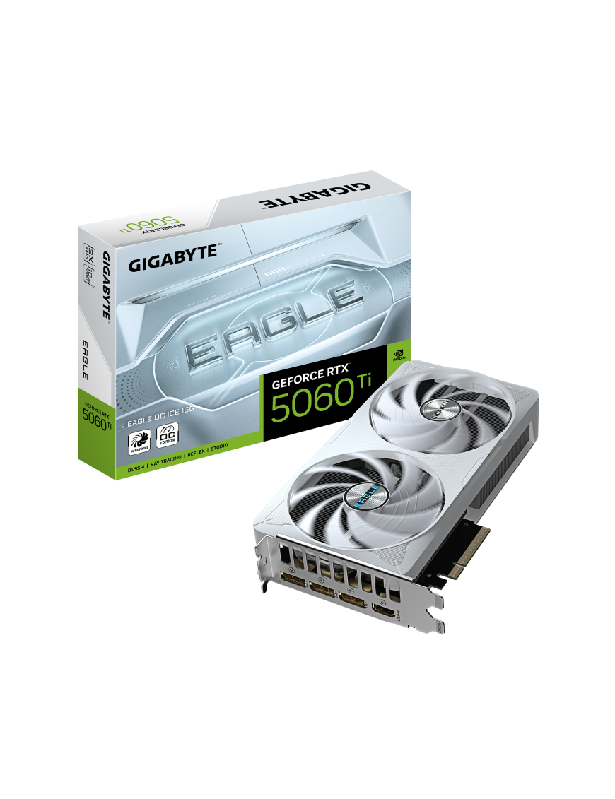 GIGABYTE GeForce RTX 5060 Ti EAGLE OC ICE 16G NVIDIA 16 Giga Bites GDDR7
