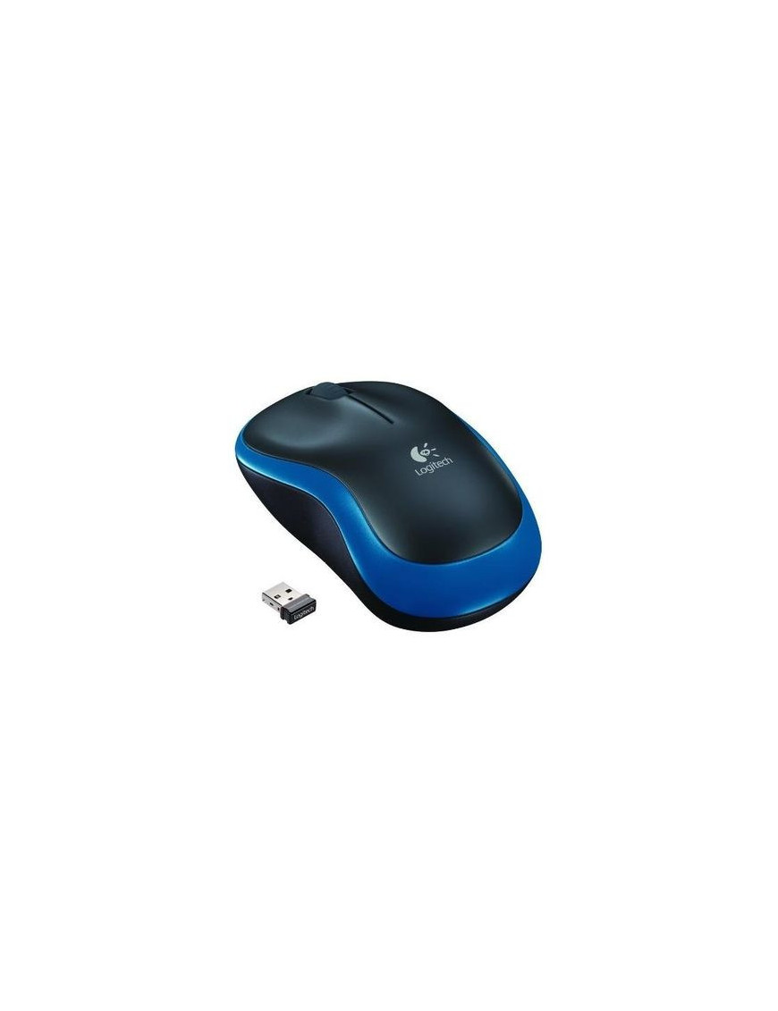 Mouse Wireless Logitech M185 Blue – Simplitate, fiabilitate și libertate fără cabluri