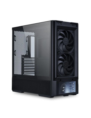 Carcasă Lian Li LANCOOL 207 Digital, Mid-Tower, ATX/Micro-ATX/Mini-ITX, Tempered Glass, LCD 6 inch, Black