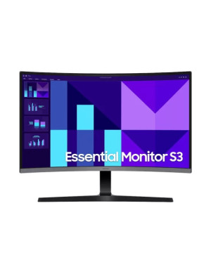 Monitor LED Curbat SAMSUNG Essential S3 LS27D392GAUXEN, Full HD, 27", 4 ms, 100 Hz, Black