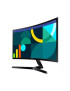 Monitor LED Curbat SAMSUNG Essential S3 S36GD LS24D366GAUXEN, Full HD, 24", 4 ms, 100 Hz, Black