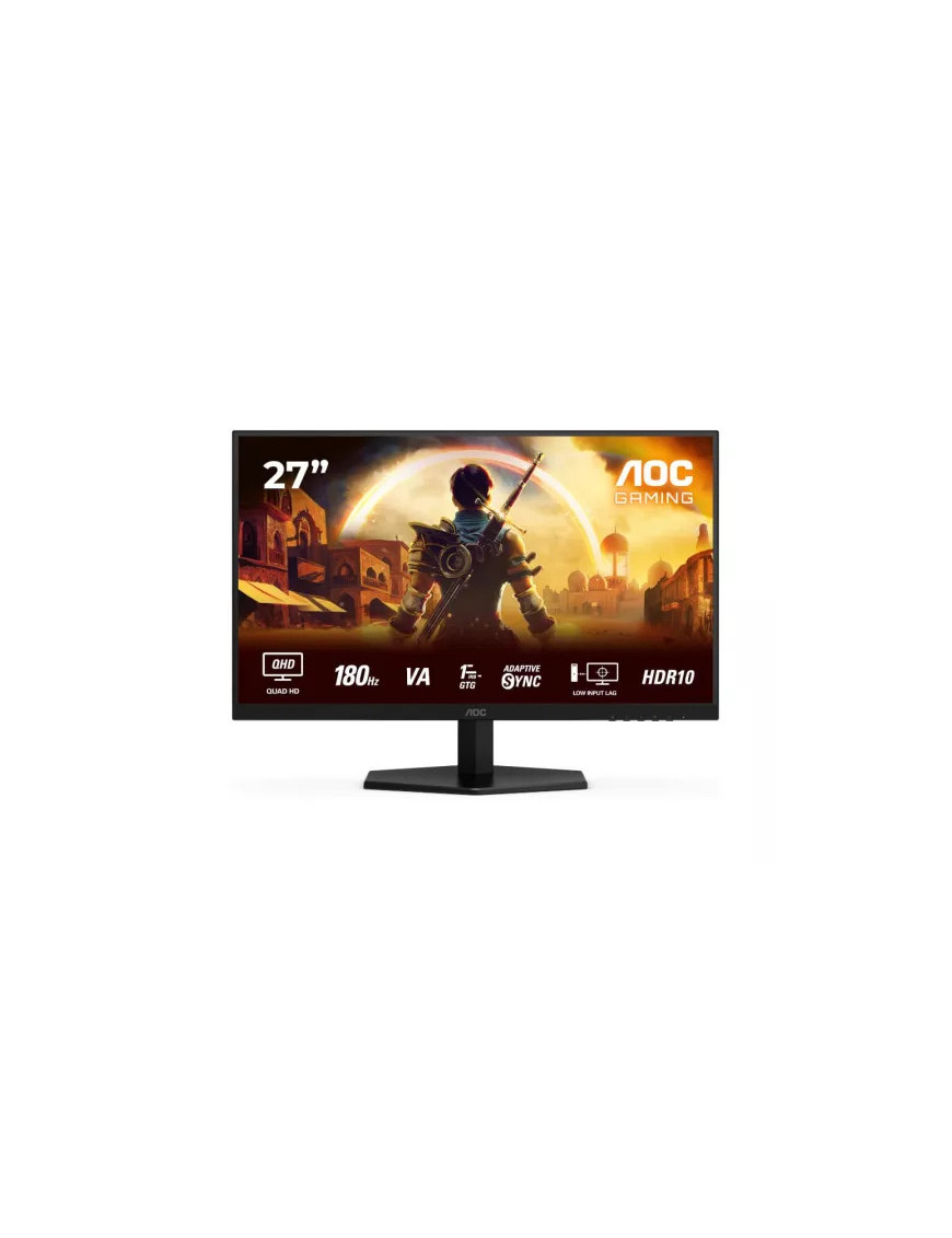 Monitor Gaming LED AOC AGON Q27G42XNE, QHD, 27", 0.5 ms, 180 Hz, Black