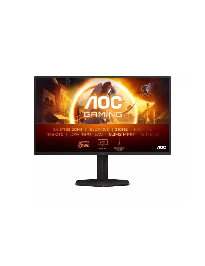 Monitor Gaming LED AOC AGON 25G4SXU, Full HD, 24.5", 0.3 ms, 310 Hz, Black