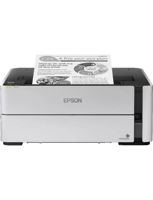 Imprimanta Epson EcoTank M1180 C11CG94403, inkjet, monocrom, A4, Wi-Fi, Bluetooth Duplex, Alb