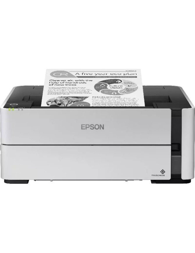 Imprimanta Epson EcoTank M1180 C11CG94403, inkjet, monocrom, A4, Wi-Fi, Bluetooth Duplex, Alb