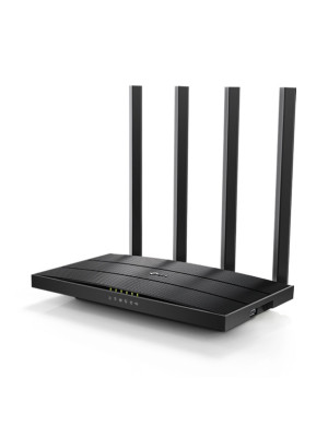 TP-Link Archer C6U router wireless Gigabit Ethernet Bandă dublă (2.4 GHz/ 5 GHz) Negru