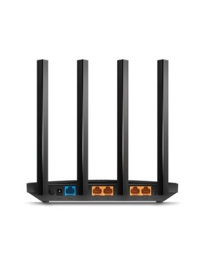 TP-Link Archer C6U router wireless Gigabit Ethernet Bandă dublă (2.4 GHz/ 5 GHz) Negru