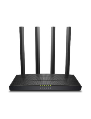 TP-Link Archer C6U router wireless Gigabit Ethernet Bandă dublă (2.4 GHz/ 5 GHz) Negru