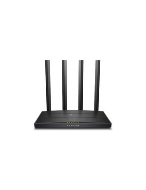 TP-Link Archer C6U router wireless Gigabit Ethernet Bandă dublă (2.4 GHz/ 5 GHz) Negru
