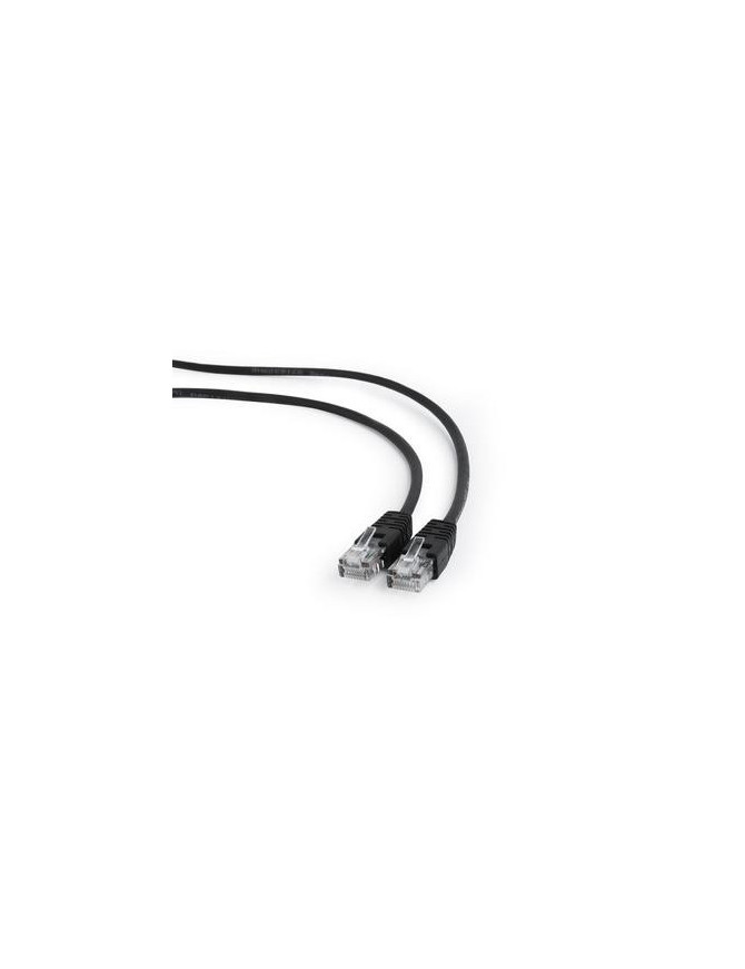 Cablu UTP Gembird Cat.5E 3m Negru PP12-3M/BK cu mufe RJ45