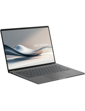 Laptop ASUS Zenbook A14 UX3407QA-QD339X, 14" WUXGA, Qualcomm Snapdragon X X1-26-100, 32GB RAM, SSD 1TB, Qualcomm Adreno X1-45, Windows 11 Pro, Iceland Gray