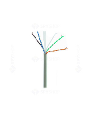 Cablu de rețea UTP Cat.6E Gembird UPC-6004SE-SOL, 100m, fir solid CCA