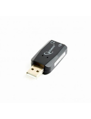 Placa de sunet externă GEMBIRD Virtus Plus SC-USB2.0-01, USB, Black
