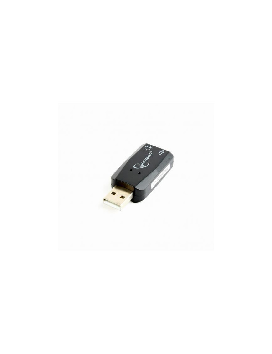 Placa de sunet externă GEMBIRD Virtus Plus SC-USB2.0-01, USB, Black