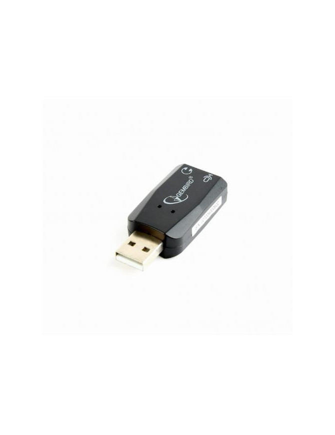 Placa de sunet externă GEMBIRD Virtus Plus SC-USB2.0-01, USB, Black