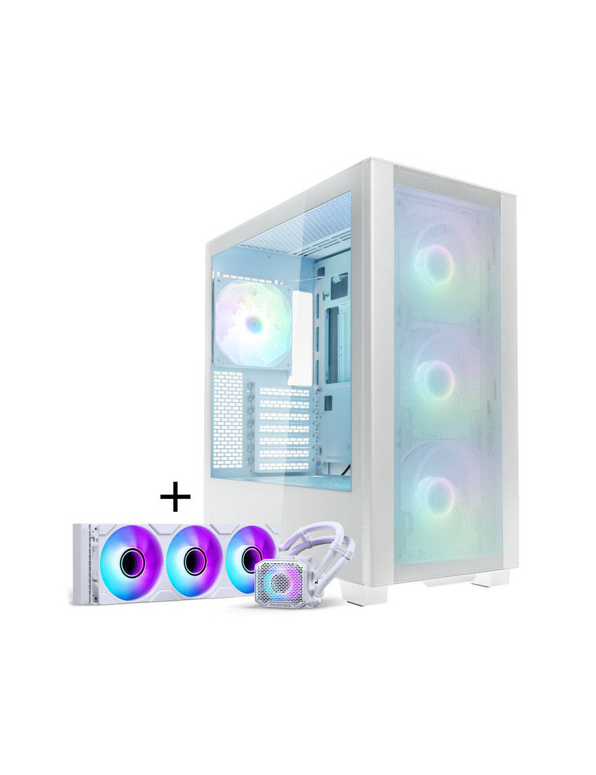 Carcasă + AiO Phanteks XT Pro Ultra + Glacier One 360M25 Gen2 DRGB, Mid-Tower, E-ATX/ATX/Micro-ATX/Mini-ITX, Tempered Glass, DRG