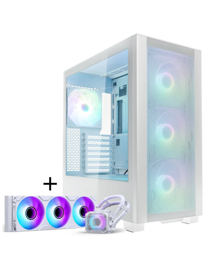 Carcasă + AiO Phanteks XT Pro Ultra + Glacier One 360M25 Gen2 DRGB, Mid-Tower, E-ATX/ATX/Micro-ATX/Mini-ITX, Tempered Glass, DRG