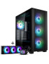 Carcasă Phanteks XT Pro Ultra + Glacier One 360M25 Gen2 AiO, Mid-Tower, E-ATX/ATX/Micro-ATX/Mini-ITX, Tempered Glass, D-RGB, Bla