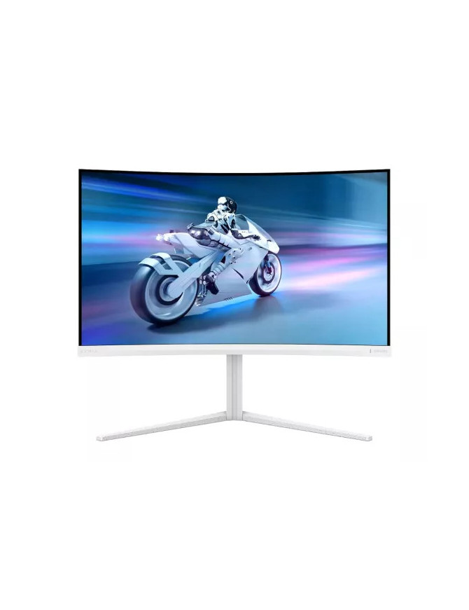 Monitor Gaming LED Curbat PHILIPS 32M2C5501/00, QHD, 31.5", 0.5 ms, 180 Hz, White