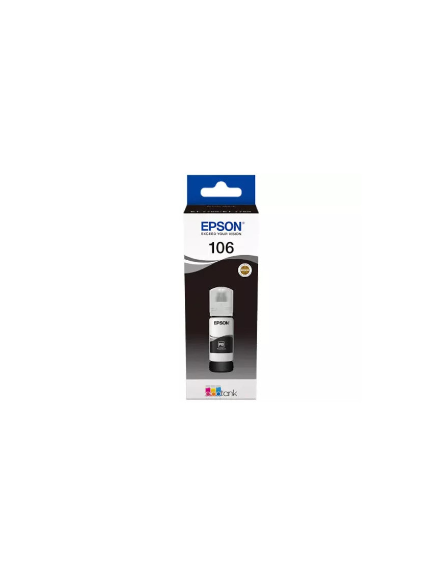 Cerneala originala EPSON 106 EcoTank Photo C13T00R140, negru