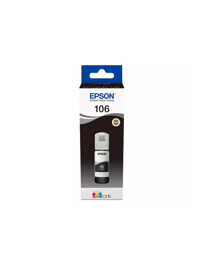 Cerneala originala EPSON 106 EcoTank Photo C13T00R140, negru
