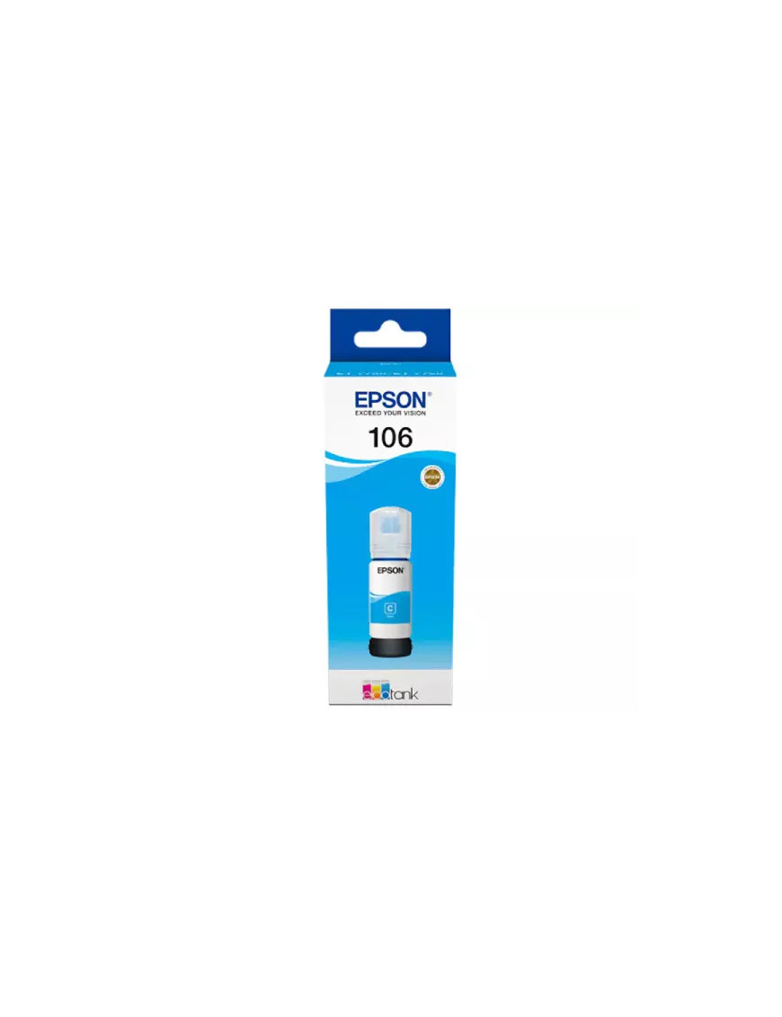 Cerneala originala EPSON 106 EcoTank C13T00R240, cyan