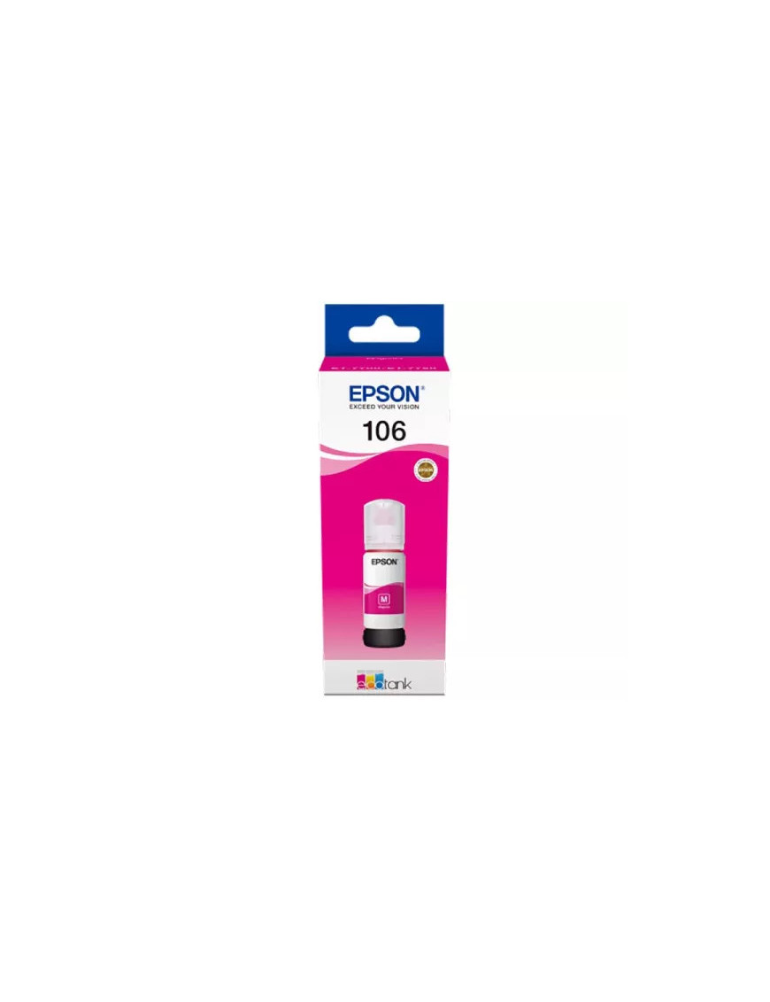 Cerneala originala EPSON 106 EcoTank C13T00R340, magenta