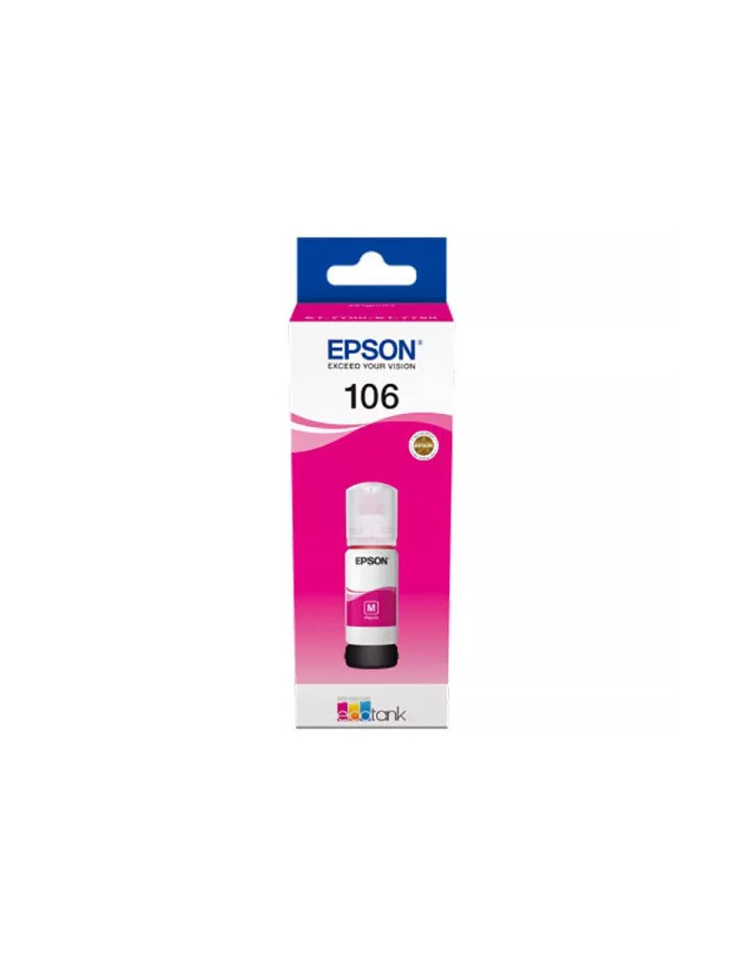 Cerneala originala EPSON 106 EcoTank C13T00R340, magenta