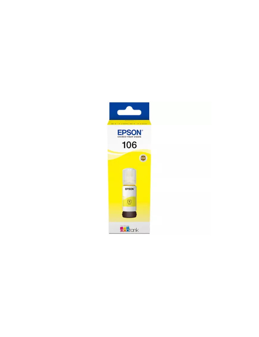 Cerneala originala EPSON 106 EcoTank C13T00R440, galben