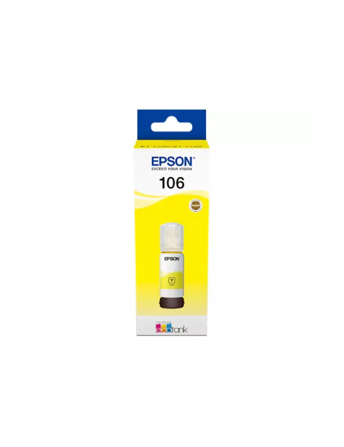 Cerneala originala EPSON 106 EcoTank C13T00R440, galben