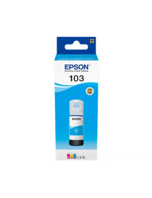 Cerneala EPSON 103 EcoTank C13T00S24A, 65ml, Cyan