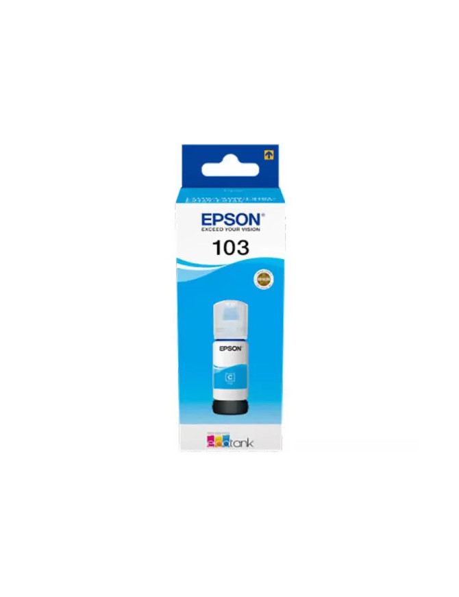 Cerneala EPSON 103 EcoTank C13T00S24A, 65ml, Cyan