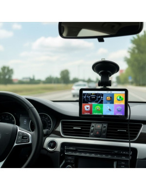 Sistem de navigatie GPS PNI L512 PRO cu parasolar, 7 inch, 800 MHz, 512MB DDR, 16GB memorie interna, FM transmitter