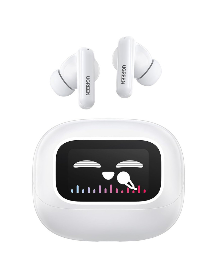 Casti wireless UGREEN HiTune T6 Magic 55137, Bluetooth 5.4, ANC, White