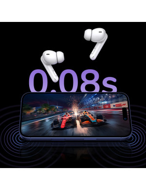 Casti wireless UGREEN HiTune T6 Magic 55137, Bluetooth 5.4, ANC, White