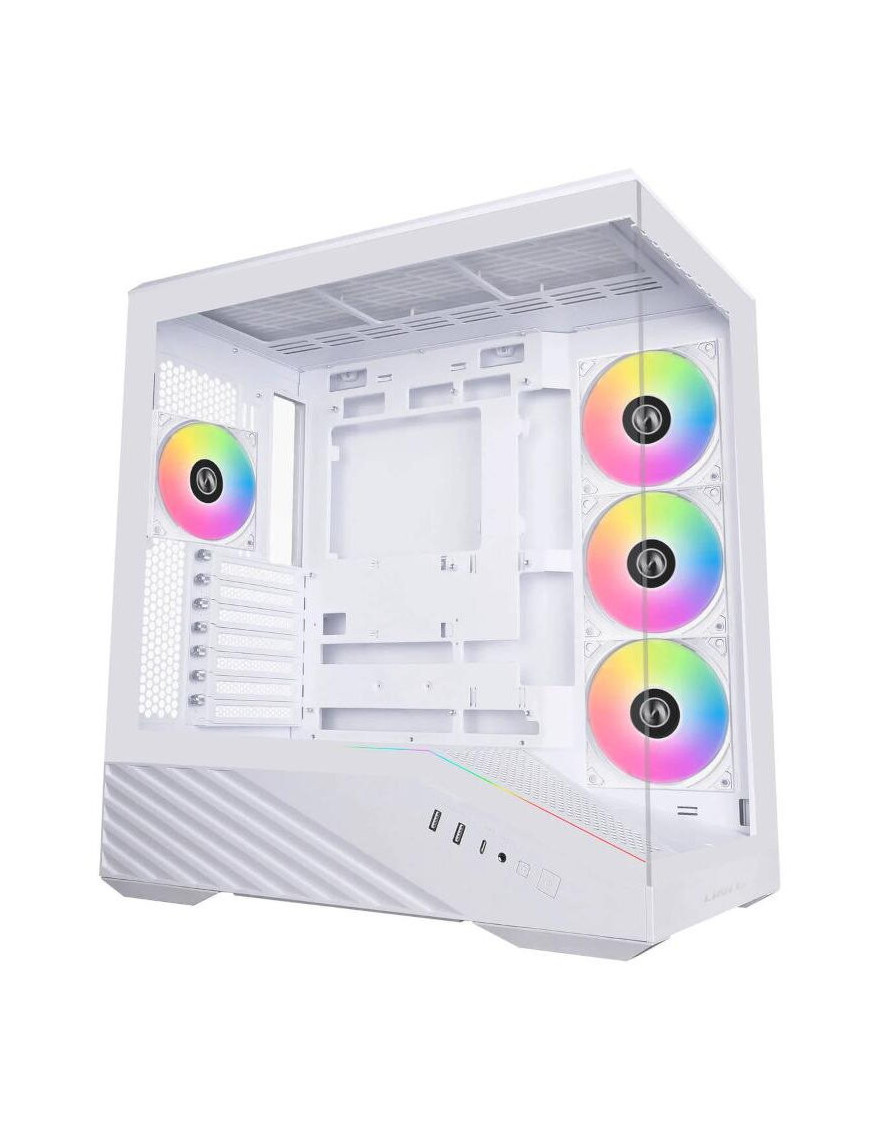 Carcasă Lian Li Vector V100 RGB, Mid-Tower, E-ATX/ATX/Micro-ATX/Mini-ITX, Tempered Glass, White