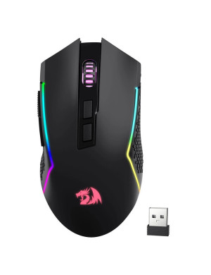 Mouse gaming wireless REDRAGON Trident M693, 8000 dpi, Optic, RGB, Black