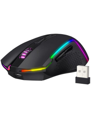 Mouse gaming wireless REDRAGON Trident M693, 8000 dpi, Optic, RGB, Black