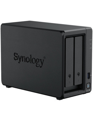 Network Attached Storage SYNOLOGY DS725+ 2-Bay Diskstation AMD Ryzen Embedded R1600 4GB DDR4 ECC SODIMM