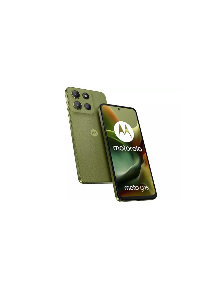 Telefon MOTOROLA G15, 512GB, 8GB RAM, Dual SIM, Iguana Green